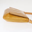 LOUIS VUITTON Monogram Vernis Thompson Street Bag Beige M91301 LV Auth BA7646-3