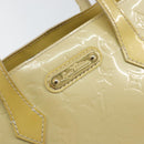 LOUIS VUITTON Monogram Vernis Wilshire PM Hand Bag Broncorail M91452 Auth BA7648-17