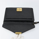 LOUIS VUITTON Epi Serie Dragonne Clutch Bag Black Noir M52612 LV Auth BA7649-8