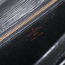 LOUIS VUITTON Epi Serie Dragonne Clutch Bag Black Noir M52612 LV Auth BA7649-18