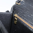 LOUIS VUITTON Epi Serie Dragonne Clutch Bag Black Noir M52612 LV Auth BA7649-21