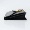 LOUIS VUITTON Epi Serie Dragonne Clutch Bag Black Noir M52612 LV Auth BA7649-4