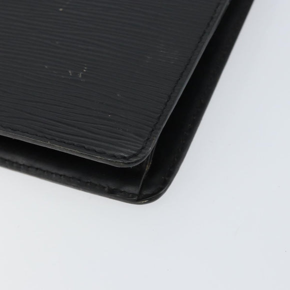 LOUIS VUITTON Epi Pochette Homme Clutch Bag Black Noir M52522 LV Auth BA7650