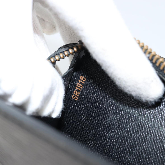 LOUIS VUITTON Epi Pochette Homme Clutch Bag Black Noir M52522 LV Auth BA7650