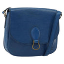 LOUIS VUITTON Epi Saint Cloud GM Shoulder Bag Toledo Blue M52195 LV Auth BA7651-1