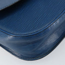 LOUIS VUITTON Epi Saint Cloud GM Shoulder Bag Toledo Blue M52195 LV Auth BA7651-16
