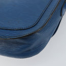 LOUIS VUITTON Epi Saint Cloud GM Shoulder Bag Toledo Blue M52195 LV Auth BA7651-17