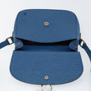 LOUIS VUITTON Epi Saint Cloud GM Shoulder Bag Toledo Blue M52195 LV Auth BA7651-20