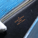 LOUIS VUITTON Epi Saint Cloud GM Shoulder Bag Toledo Blue M52195 LV Auth BA7651-22