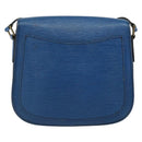 LOUIS VUITTON Epi Saint Cloud GM Shoulder Bag Toledo Blue M52195 LV Auth BA7651-2