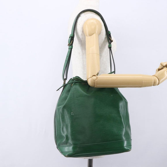 LOUIS VUITTON Epi Noe Shoulder Bag Green M44004 LV Auth BA7653