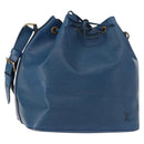 LOUIS VUITTON Epi Petit Noe Shoulder Bag Blue M44105 LV Auth BA7654-1