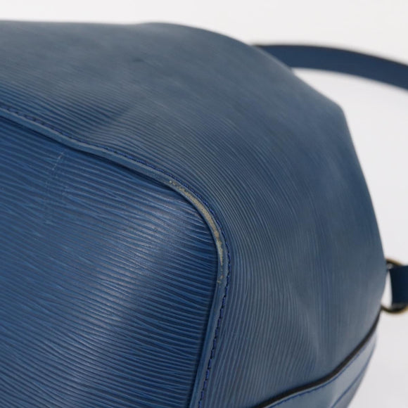 LOUIS VUITTON Epi Petit Noe Shoulder Bag Blue M44105 LV Auth BA7654