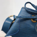 LOUIS VUITTON Epi Petit Noe Shoulder Bag Blue M44105 LV Auth BA7654-9