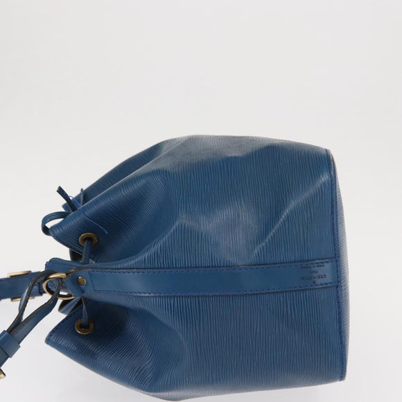LOUIS VUITTON Epi Petit Noe Shoulder Bag Blue M44105 LV Auth BA7654