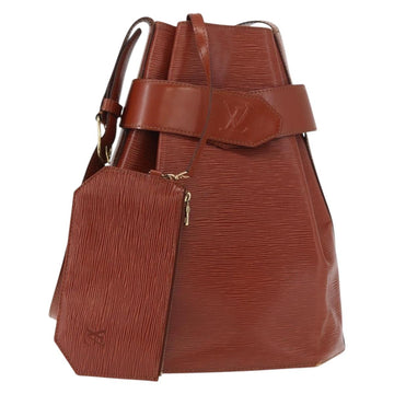 LOUIS VUITTON Epi Sac Depaule GM Shoulder Bag Brown M80193 LV Auth BA7656