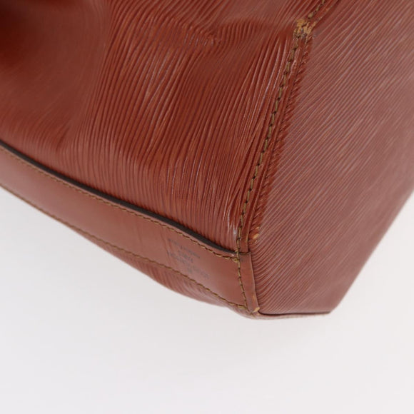 LOUIS VUITTON Epi Sac Depaule GM Shoulder Bag Brown M80193 LV Auth BA7656