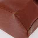 LOUIS VUITTON Epi Sac Depaule GM Shoulder Bag Brown M80193 LV Auth BA7656-15