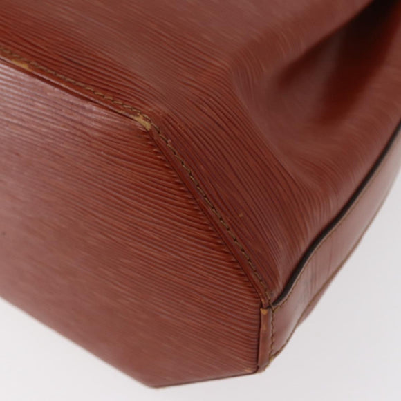 LOUIS VUITTON Epi Sac Depaule GM Shoulder Bag Brown M80193 LV Auth BA7656