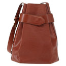LOUIS VUITTON Epi Sac Depaule GM Shoulder Bag Brown M80193 LV Auth BA7656-13