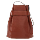 LOUIS VUITTON Epi Sac Depaule GM Shoulder Bag Brown M80193 LV Auth BA7656-2