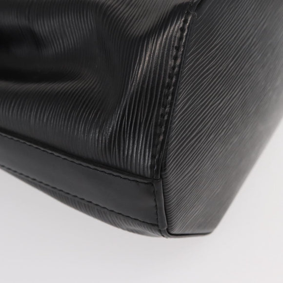 LOUIS VUITTON Epi Sac Depaule PM Shoulder Bag Black M80157 LV Auth BA7657