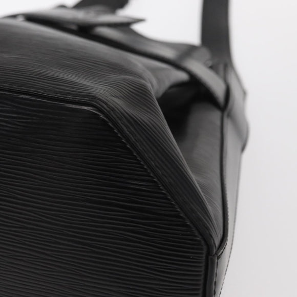 LOUIS VUITTON Epi Sac Depaule PM Shoulder Bag Black M80157 LV Auth BA7657