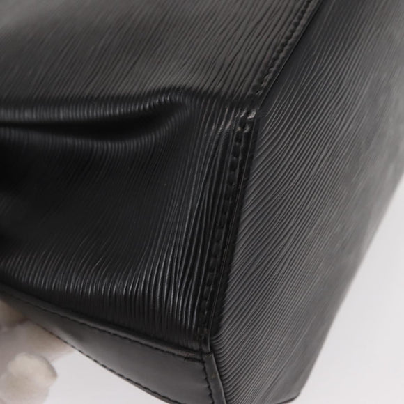 LOUIS VUITTON Epi Sac Depaule PM Shoulder Bag Black M80157 LV Auth BA7657