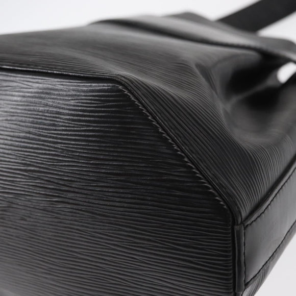 LOUIS VUITTON Epi Sac Depaule PM Shoulder Bag Black M80157 LV Auth BA7657