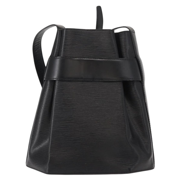 LOUIS VUITTON Epi Sac Depaule PM Shoulder Bag Black M80157 LV Auth BA7657