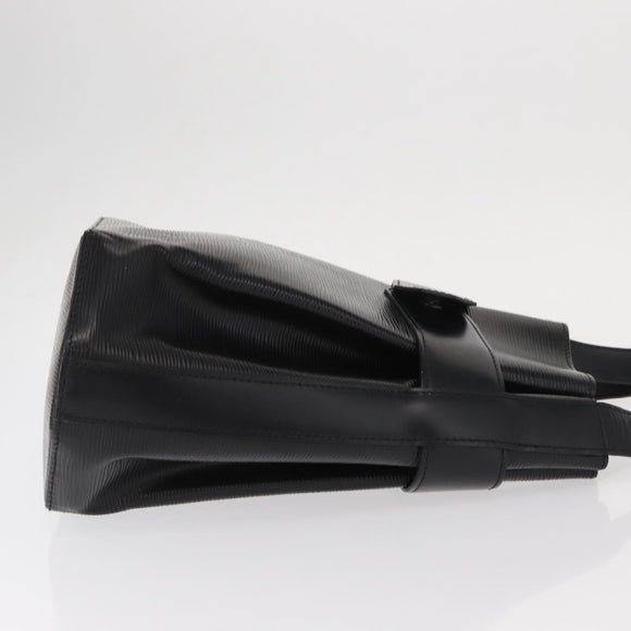 LOUIS VUITTON Epi Sac Depaule PM Shoulder Bag Black M80157 LV Auth BA7657