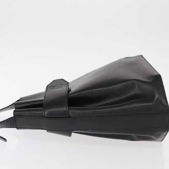 LOUIS VUITTON Epi Sac Depaule PM Shoulder Bag Black M80157 LV Auth BA7657