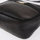 Salvatore Ferragamo Vala Shoulder Bag Leather Black Gold Auth BA7662-15