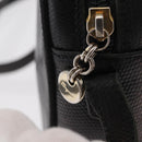 Salvatore Ferragamo Vala Shoulder Bag Leather Black Gold Auth BA7662-10