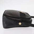 Salvatore Ferragamo Vala Shoulder Bag Leather Black Gold Auth BA7662-3