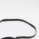 Salvatore Ferragamo Vala Hand Bag Leather 2way Black Gold Auth BA7663-15