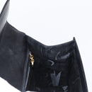 Salvatore Ferragamo Vala Hand Bag Leather 2way Black Gold Auth BA7663-20