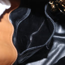 Salvatore Ferragamo Shoulder Bag Suede Leather Beige Gold Auth BA7664-20