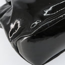 Salvatore Ferragamo Tote Bag Enamel Black Auth BA7665-17