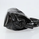 Salvatore Ferragamo Tote Bag Enamel Black Auth BA7665-3