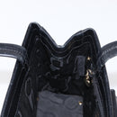 Salvatore Ferragamo Vala Hand Bag Leather Black Gold Auth BA7667-18