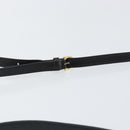 Salvatore Ferragamo Gancini Shoulder Bag Leather Black Gold Auth BA7668-8