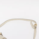 Salvatore Ferragamo Vala Hand Bag Leather 2way White Gold Auth BA7669-14