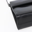 Salvatore Ferragamo Vala Shoulder Bag Leather Black Gold Auth BA7670-14