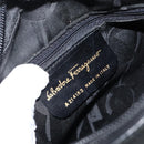 Salvatore Ferragamo Vala Shoulder Bag Leather Black Gold Auth BA7671-12