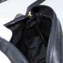 Salvatore Ferragamo Vala Shoulder Bag Leather Black Gold Auth BA7671-18