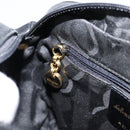 Salvatore Ferragamo Vala Shoulder Bag Leather Black Gold Auth BA7671-20