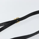 Salvatore Ferragamo Vala Shoulder Bag Leather Black Gold Auth BA7671-8