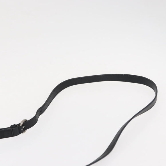 Salvatore Ferragamo Vala Hand Bag Nylon Leather 2way Black Silver Auth BA7673