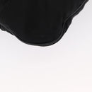 Salvatore Ferragamo Vala Hand Bag Nylon Leather 2way Black Silver Auth BA7673-17